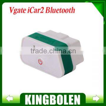 2014 New Arrival Vgate iCar2 Bluetooth OBD Scanner iCar 2 elm327 Bluetooth Diagnostic Interface with Free Shipping
