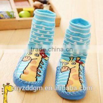 soft floor baby socks/ animal cartoon baby socks