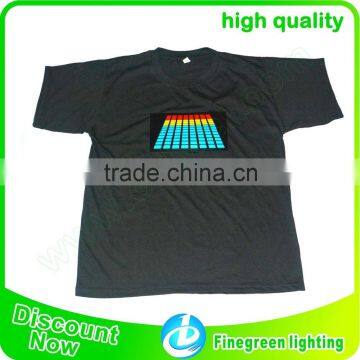Custom el LED T-shirt/el T-shirt/el Flashing T-shirt photo-5