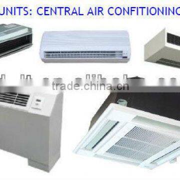 High Efficiency Top Quality Wall Mounted Fan Coil, Cassette Ceiling Fan Coil, Horizontal(Vertical) Concealed(Exposed) Fan Coil