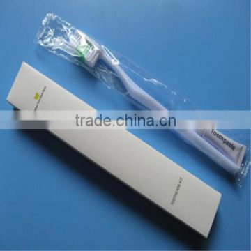 Hotel dental kits with toothbrush in Opp bag