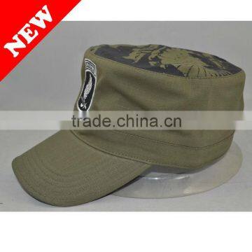 canvas printing army cap