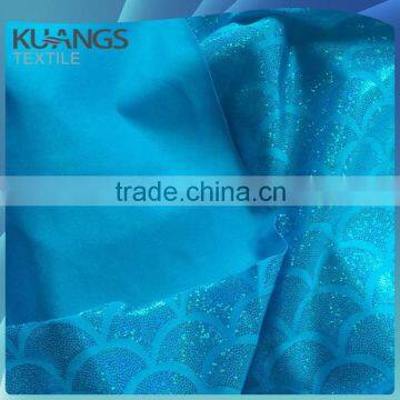 Soft Fish Scale Print Lycra Nylon Spandex Fabric