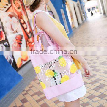 Customized canvas beach tote bag custom tote bag                        
                                                                                Supplier's Choice