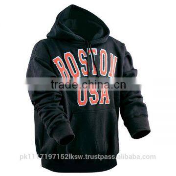 Best Quality 100% cotton fleece blank pullover hoodies cheap men's plain slim fit dark gray hoodie