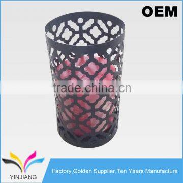 HIgh-temperature Resistant Glass Household Metal Candle Holder for Jar Stand photo-2