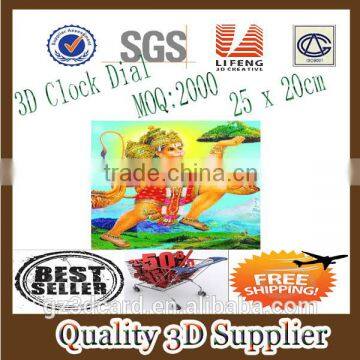 Guangzhou Lifeng antique wall clock 3D dial fashionable style