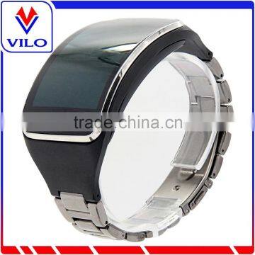 20mm Stainless Steel Watch Band Strap Solid Links Color Silver Band for Samsung Gear S2 photo-2
