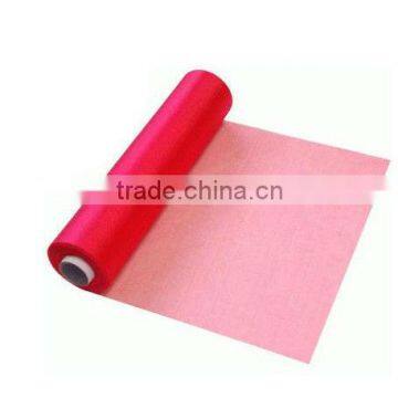 HOT SALE red organza roll flower wrapping