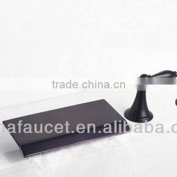 5 pcs Deck Mounted oil rubber bathtub mixer,with brass handle Q30197B