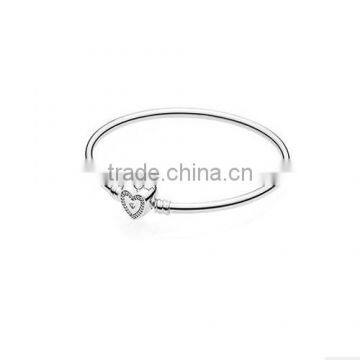 Heart Pattern Design Silver Jewelry ,Wedding Party Bangle