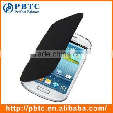 Black PC And PU Waterproof Case For Samsung Galaxy S3 Mini I8190