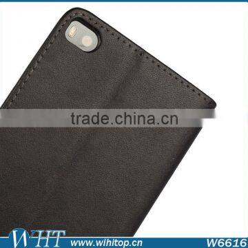 Leather Card Slot Flip Cover With Stand for Huawei Ascend P8 Case photo-4