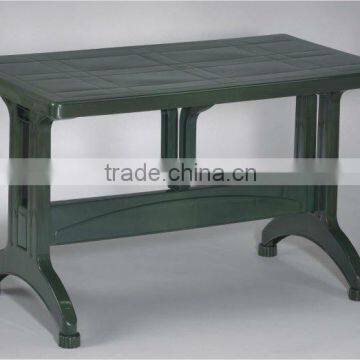 plastic dining table and chair