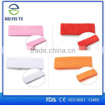 Shijiazhuang Aofeite Medicial Sports Elastic Cotton/Nylon Basketball Head Sweat Band