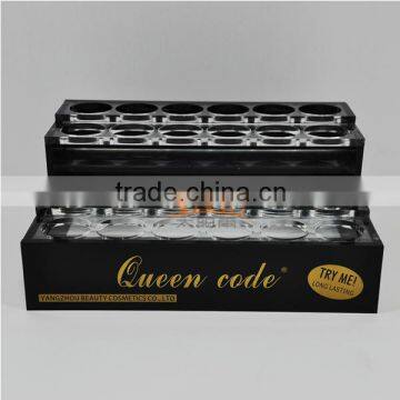 2016 Hot Sale!! Customized 4 Tiers Nail Polish Display Rack / Acrylic Nail Polish Holder Box