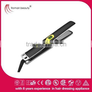 Black Rubber Flat Iron, Ceramic Flat Iron Brand Hair Straightener Quality Choice photo-5