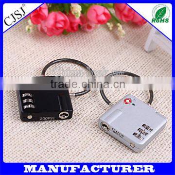 2015 New trendy style safe suitcase lock travel lock TSA cable lock