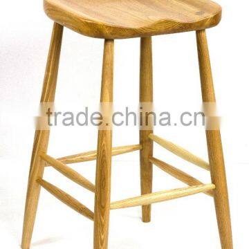 wooden bar stool