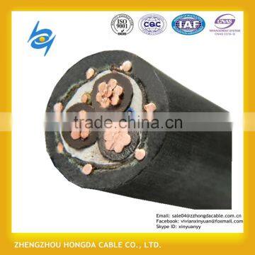 Aluminum core Semi Conducting Screen one sixth Neutral Concentric Conductor MV Cable