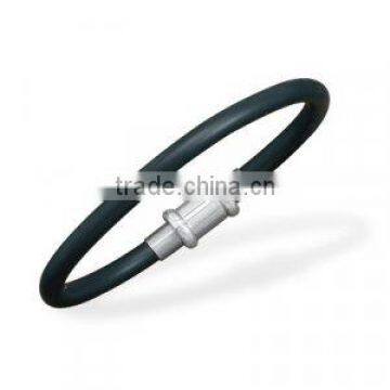 MRB-019 Rubber Alloy Bracelet