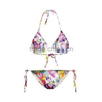 Fashion Designer hot sexy girl photo bikini 3D printed women bikini