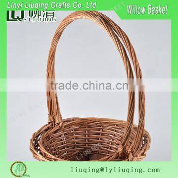 hot sale big wicker gift basket with handle