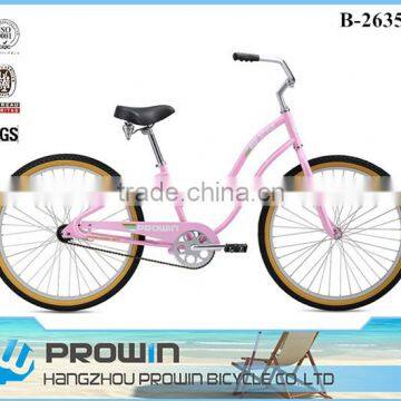 2016 Australia market 26" beach cruiser bike/crusier bicycle beach crusier bike for sale (PW-B26350)