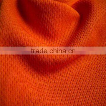100% Polyester Coolpass Dry Fit Mesh Fabric 160gsm Knit Moisture Absorption Pique Fabric for Sport's Wear