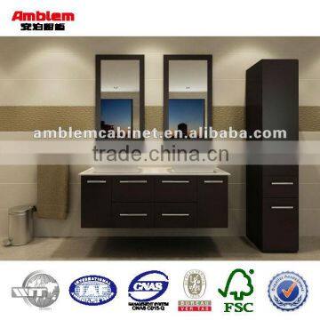 2013 Sells Custom Made Solid wood Bathroom vanity (High Quality with Warranty)