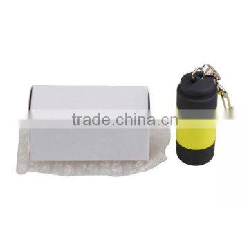 USB Rechargeable LED Keychain Light With Fire Retardant ABS Body Flashlight Quality Choice photo-6