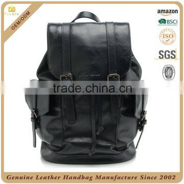 Guangzhou OEM factory high quality genuine leather travel bag pure leather backpack leather fashion practical backpack for lady                        
                                                Quality Choice