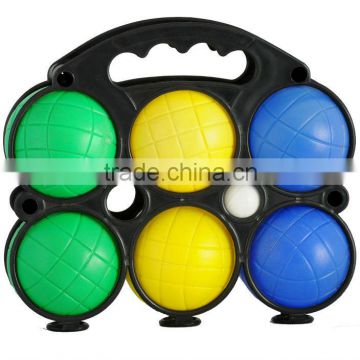 PE plastic petanque boules set