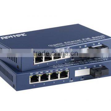 high quality1000M gigabit ethernet switch 4 port poe ethernet switch