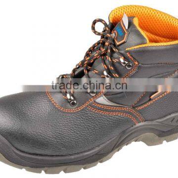 Anti-Puncture Slip Top Smooth Leather Toe Cap Safety Shoes photo-2