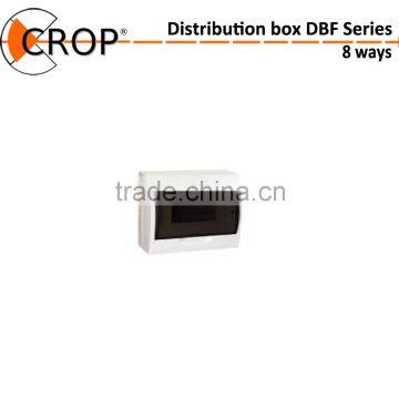 China supplier flush mounting cheap 8 ways distribution box DBF series IP40