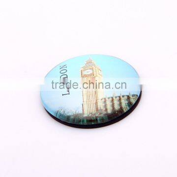 Customized Souvenir Dome Crystal Glass Magnet Button Glass Fridge Magnets