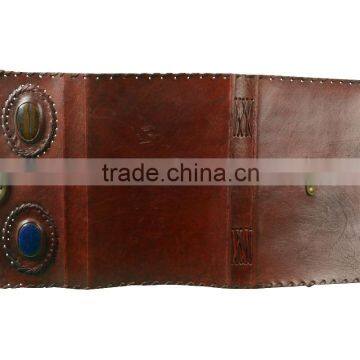 Beautifully Two Different Stone Side Stitched Journals With C Lock photo-4
