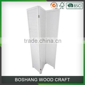 Chinese handmade wooden folding screen room divider