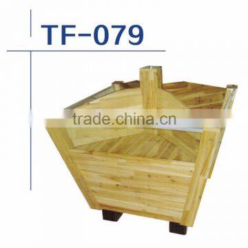 hot supermarket wood shelf in china wooden display TF0769