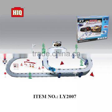 B/O assembled plastic high quality train toys for kids