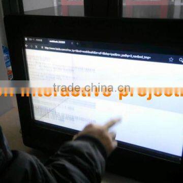 transparent multi color led moving display with better supply