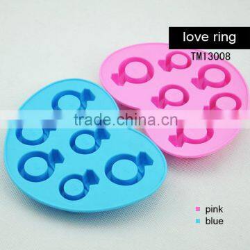 100% Food Grade Wedding Gift Love Diamond Ring Ice Cube photo-3