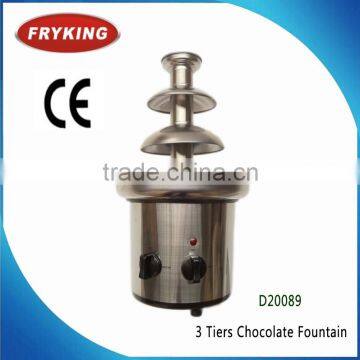 3 tiers chocolate tempering machine