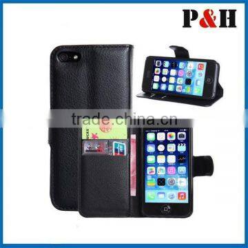 For iPhone three cards slot for iPhone 6 wallet case for iPhone 6 plus case bag magetic phone holder