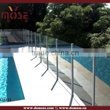 tempered glass pool fence panels and glass railing clamp