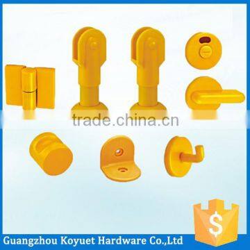 Best KOYUET Hot Wholesale Plastic Bathroom Accessories Toilet Partition Cubicle Hardware