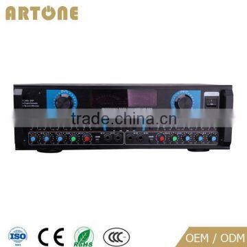 KPA-501 pa professional karaoke key control amplifier with 4 microphone inputs