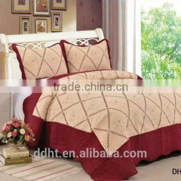 DH8805 Embroidery Quilts / Embroidery Bedspreads / Bedding Sets