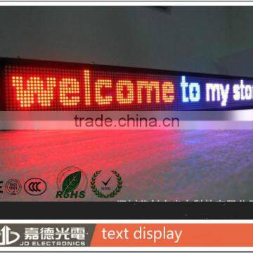 strip dual color outdoor P10 led open sign